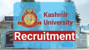 Kashmir University Recruitment