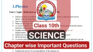 JKBOSE class 10th important questions.